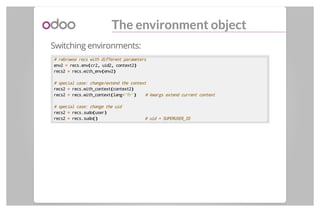 Odoo from 7.0 to 8.0 API | PDF