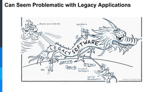 Can Seem Problematic with Legacy Applications
Picture by Daniel Story
 