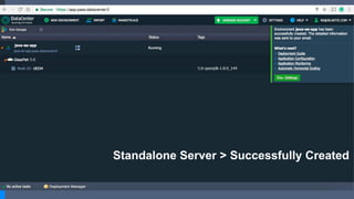Standalone Server > Successfully Created
 