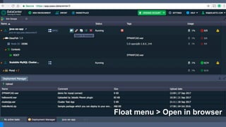 Float menu > Open in browser
 