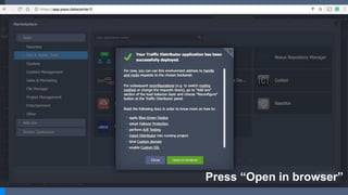 Press “Open in browser”
 
