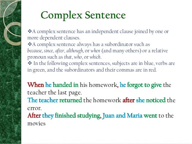 From words to sentences