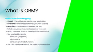From Zero to CRUD with ORM - Led by Annette Liskey.pdf