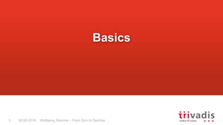 Wolfgang, Maurice – From Zero to DevOps…3 26.09.2018
Basics
 