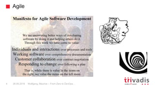 Agile
Wolfgang, Maurice – From Zero to DevOps…4 26.09.2018
 