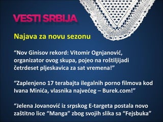 VestiSrbija.com: From Zero To Hero