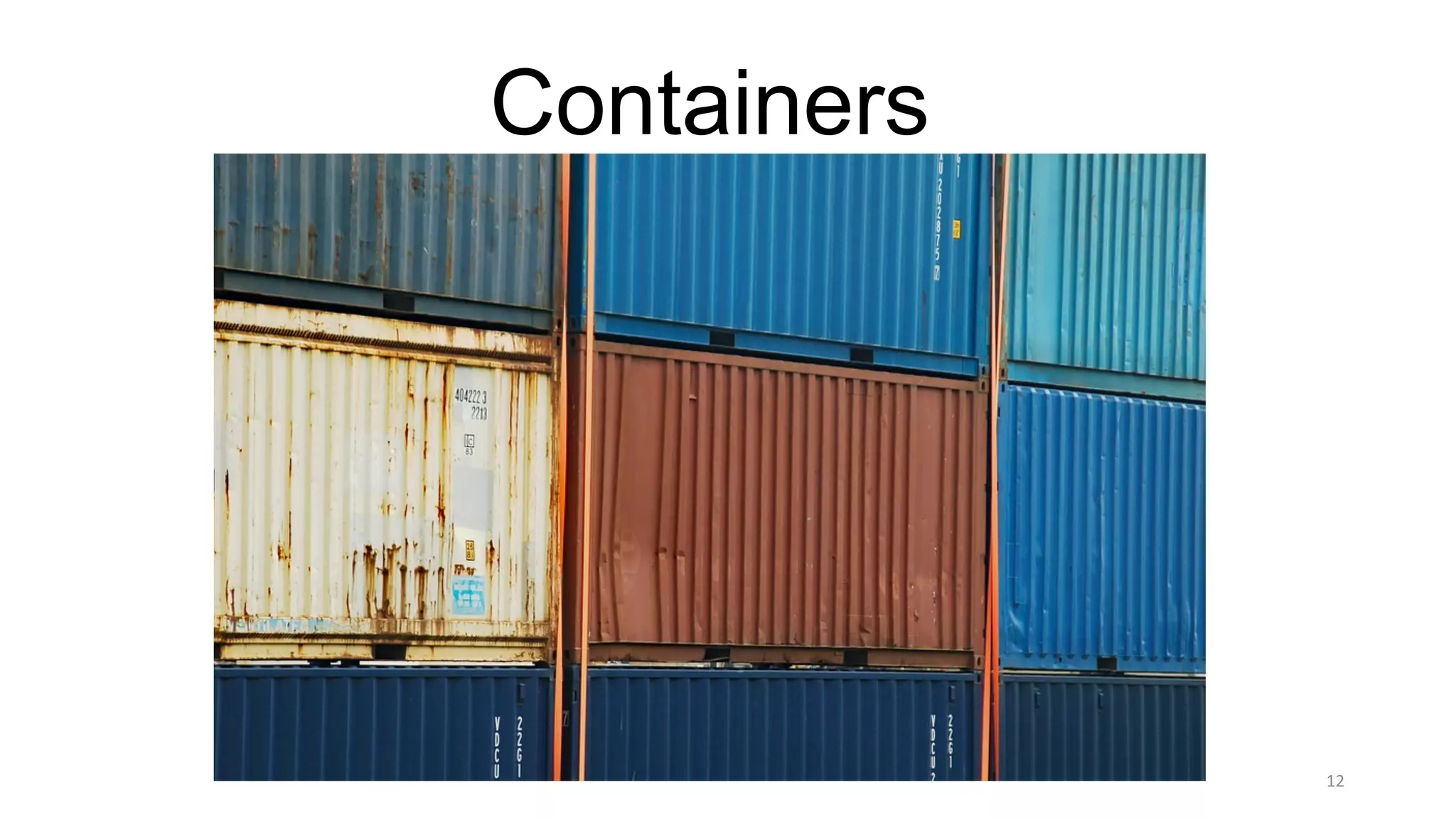 12
Containers
 
