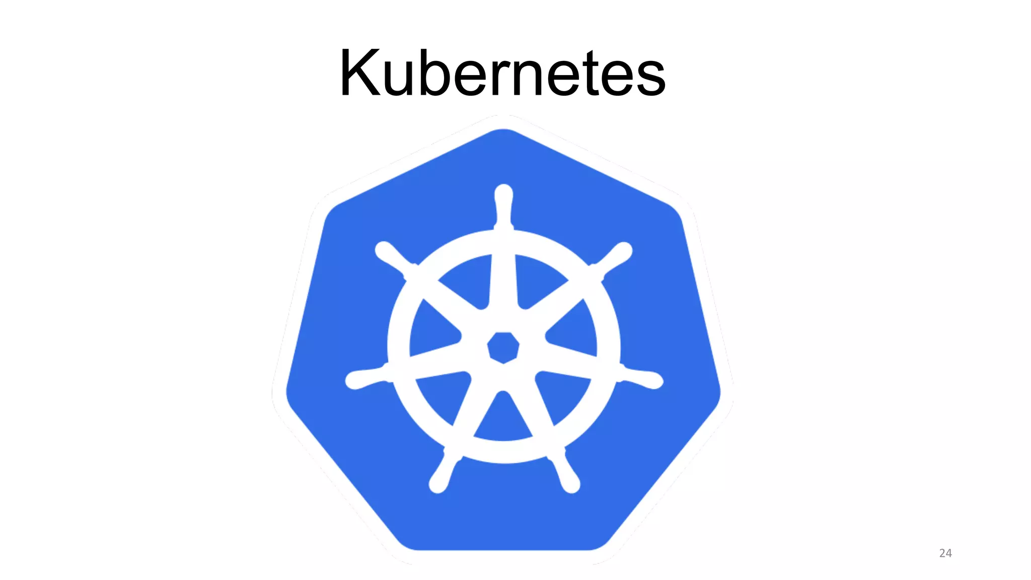 24
Kubernetes
 