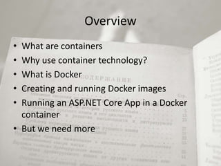 From zero to hero with running your asp.net core 1 application in a ...