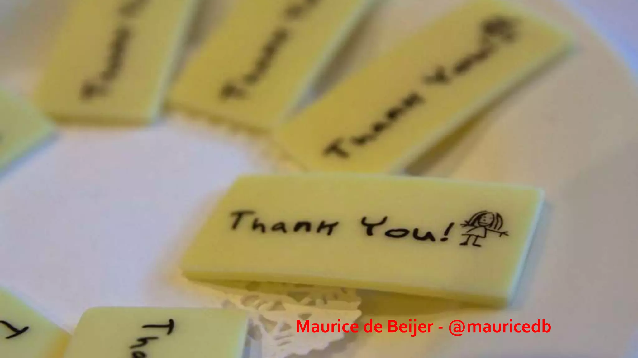 Thank you Maurice de Beijer - @mauricedb 