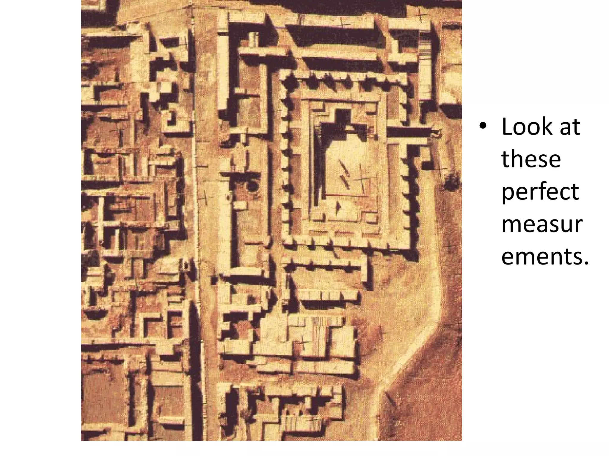 •Look at these perfect measurements.  