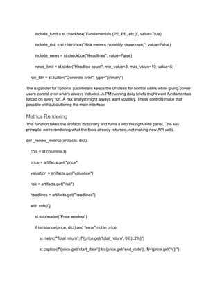 Python To Build Market Update Pdf From Zero to Stock Market AI Assistant_ Build a Real-Time Market Brief ...