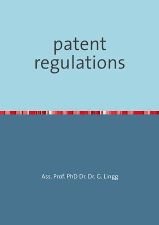 Patent regulation