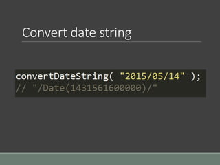 Convert date string
 