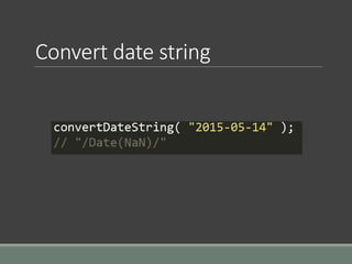 Convert date string
 