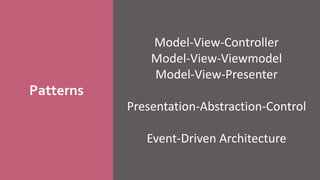 Front end architecture | PPT