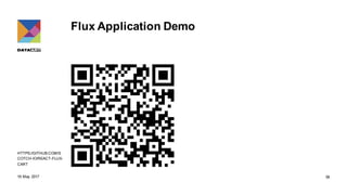 Flux Application Demo
18 May 2017 56
HTTPS://GITHUB.COM/S
COTCH-IO/REACT-FLUX-
CART
 