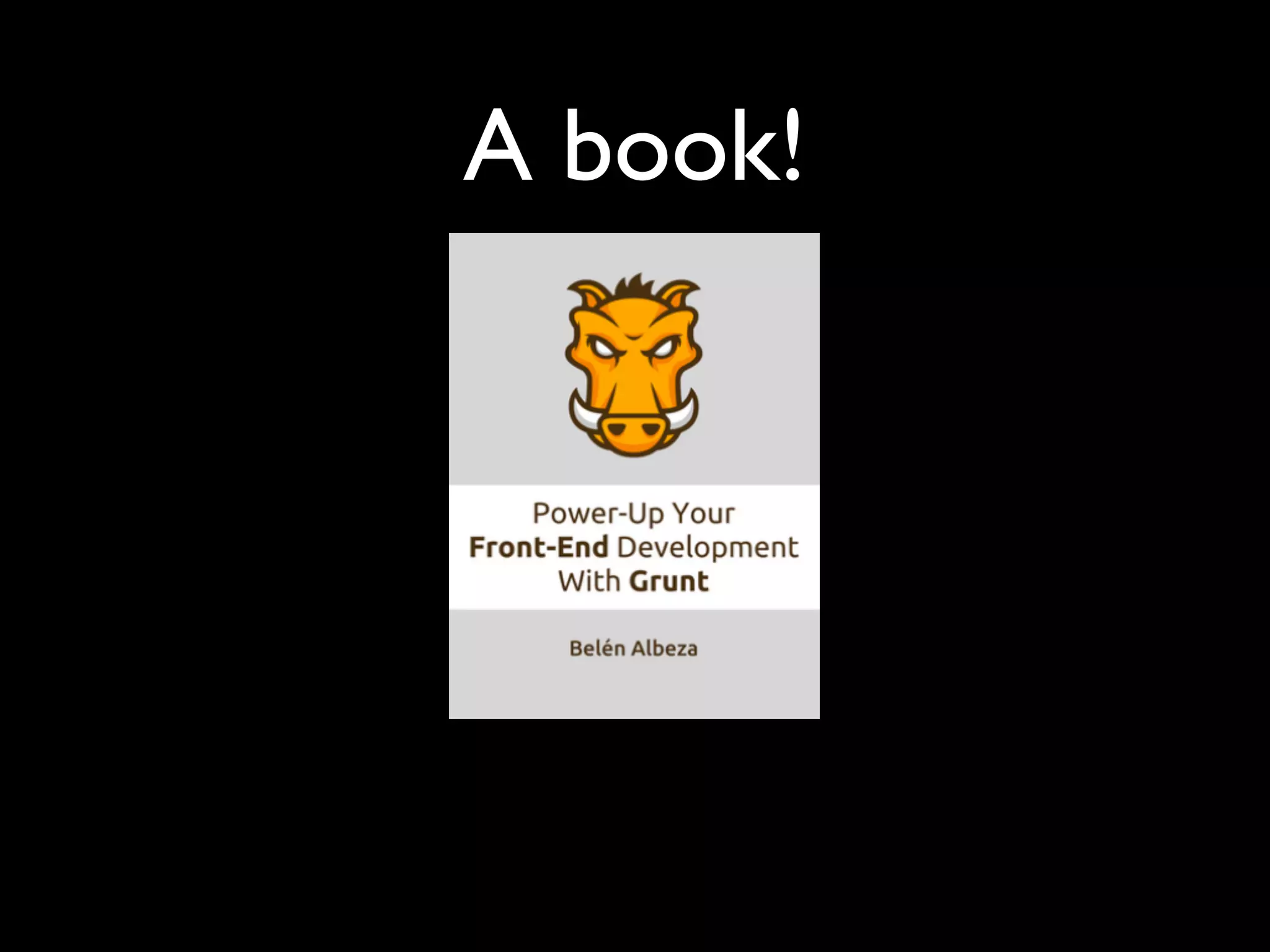 A book!

 