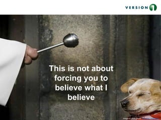 Introduction to Front End Development
This is not about
forcing you to
believe what I
believe
Image & slide credit: Christian Heilmann
 