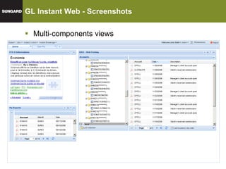 GL Instant Web - Screenshots Multi-components views 
