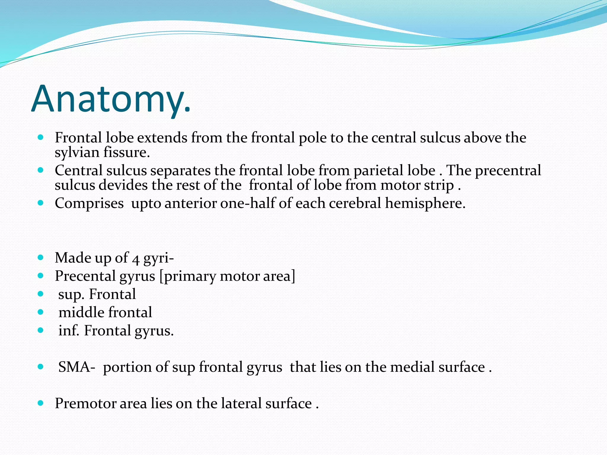 Frontal lobe | PPTX | Brain and Nervous System Disorders | Diseases and ...