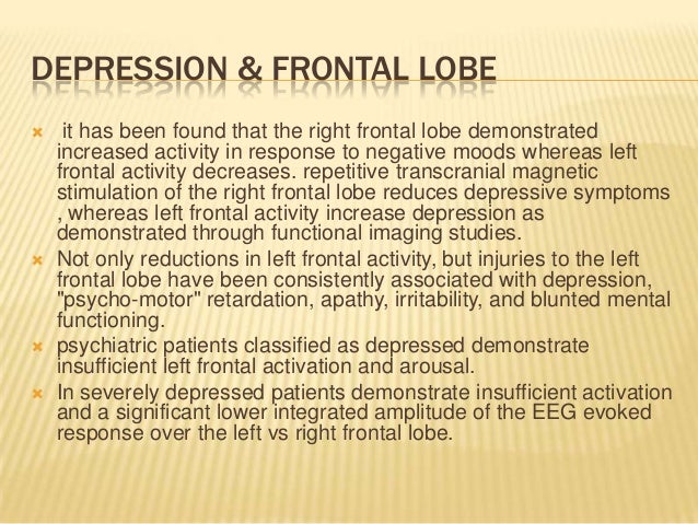Frontal lobe syndromes