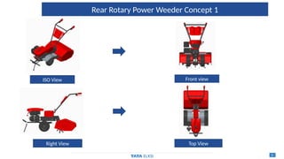 Weeder Rover Design Comprehensive Design Concepts for Front and Rear Rotary Power Weeders ...