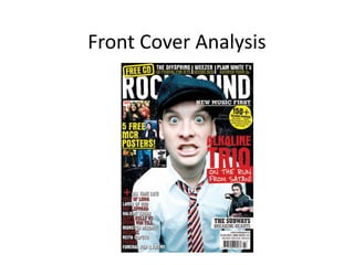 Front Cover Analysis
 