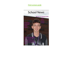 First screen grab<br />