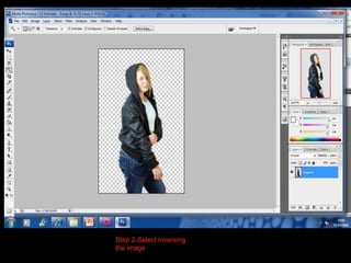 Step 2-Select inversing the image