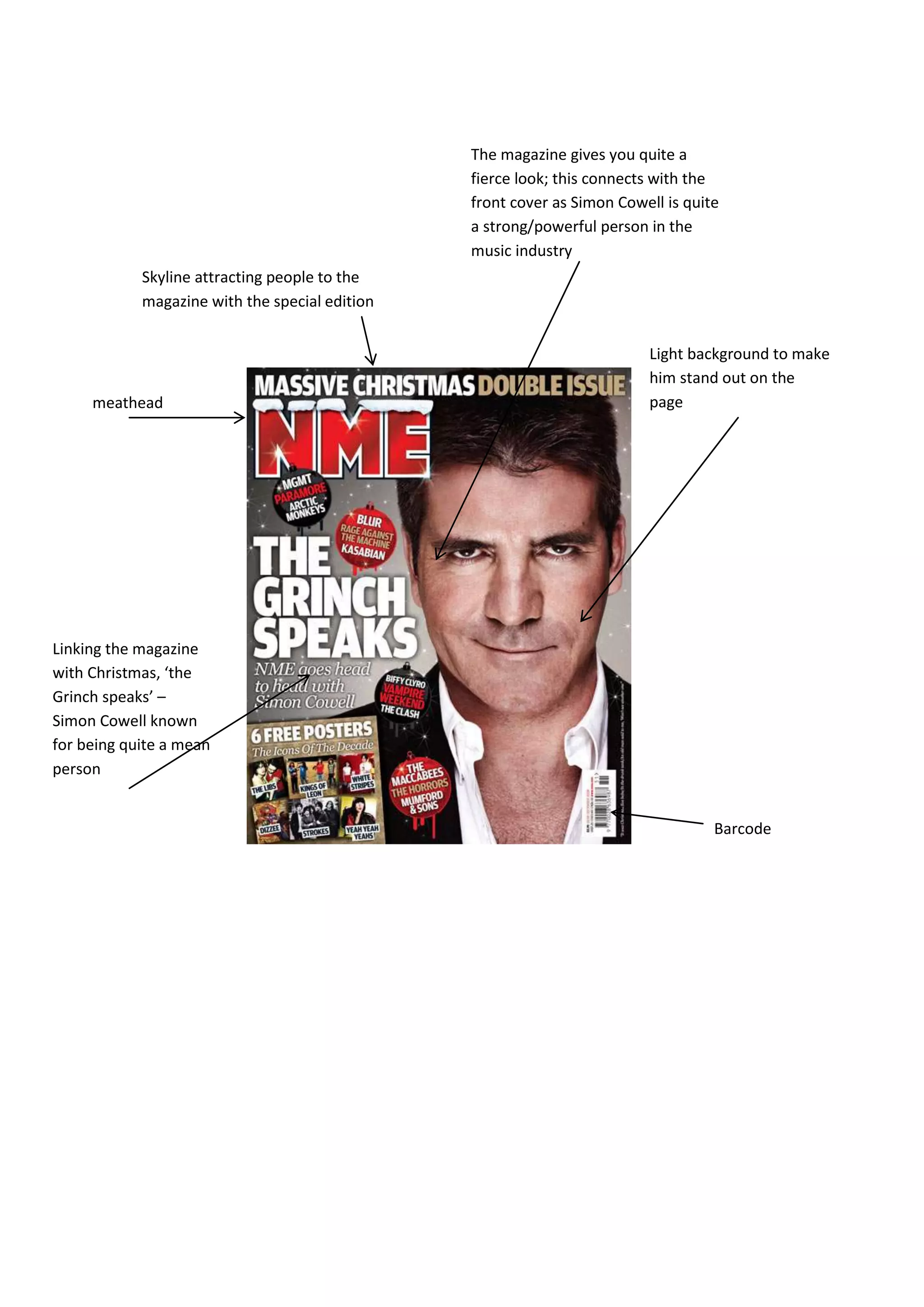 Front cover page analysis