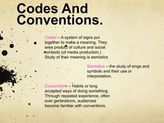 Codes and Conventions | PPT