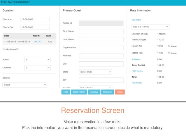 Frontdesk Anywhere Food Hotel Thailand Presentation