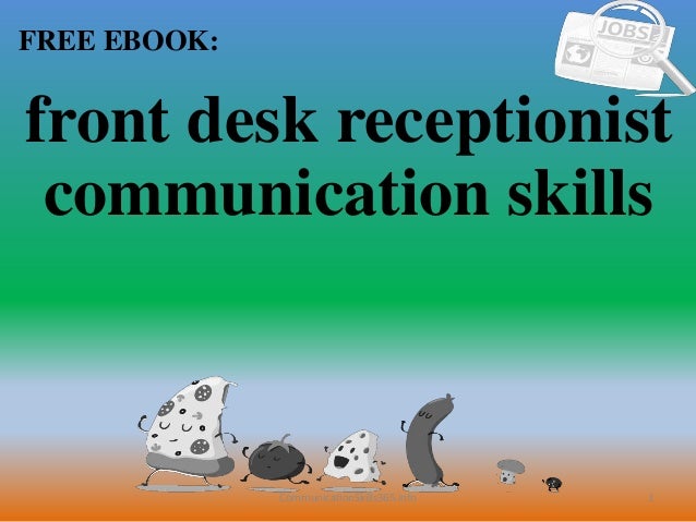 Front Desk Receptionist Communication Skills Pdf Free Download