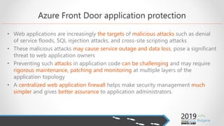 Deploy secure, scalable, and highly available web apps with Azure Front ...
