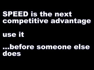 this year's theme:Fast by Default