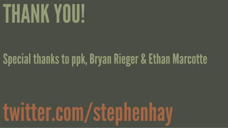 Real-world Responsive Design