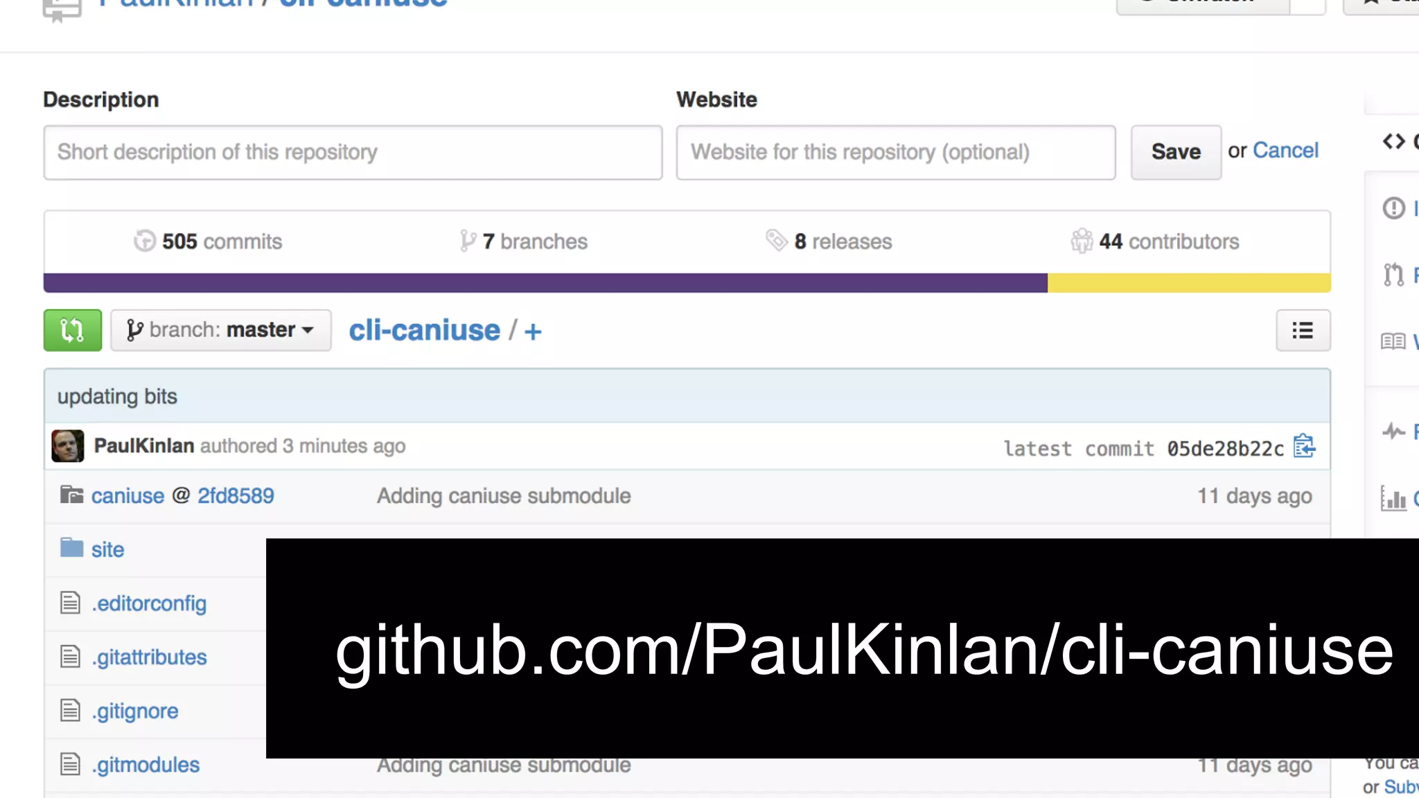 github.com/PaulKinlan/cli-caniuse 
caniuse.com’s data.json is an amazing piece of information and I have been trying to build a library on top of it to make is easier to access 
interesting information that you can’t get via the web site. 
 