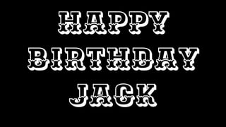 Happy 
Birthday 
Jack 
I nearly never made it to Fronteers, It’s my son’s birthday today. Actually it turns out I don’t know my son’s brithday, it is tomorrow. But he did ask me to ask 
how do you say Happy Birthday in Dutch, so I would be honoured if you could all tell me. After 3....... 
 