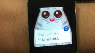 Notifications are a prime example, the site or service worker generates a notification on your phone which manages and synchronises the 
messages between your phone and watch. What happens when you click on it? In this case it might open a page on the phone, however on the 
Android platform they are pushing actions to occur, you swipe left and you get some contextually aware actions you can take on the data. The 
browser might never be visible, but the runtime is what powers this. 
 