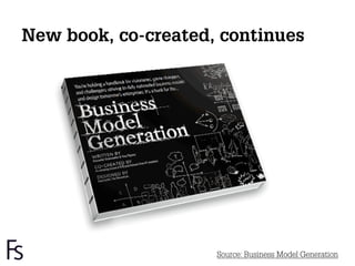 New book, co-created, continues




                     Source: Business Model Generation
 