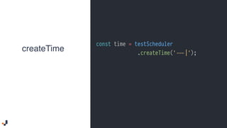 const time = testScheduler
.createTime('%%---|');
createTime
 