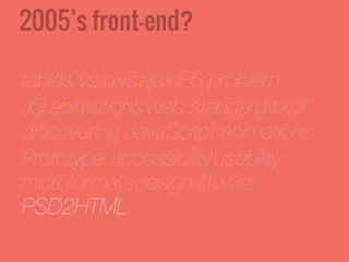 Front-end Development Training by Technnovation Labs