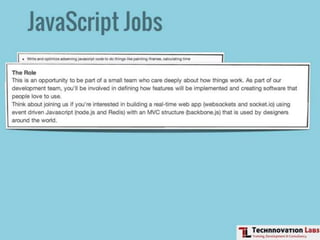 Front-end Development Training by Technnovation Labs