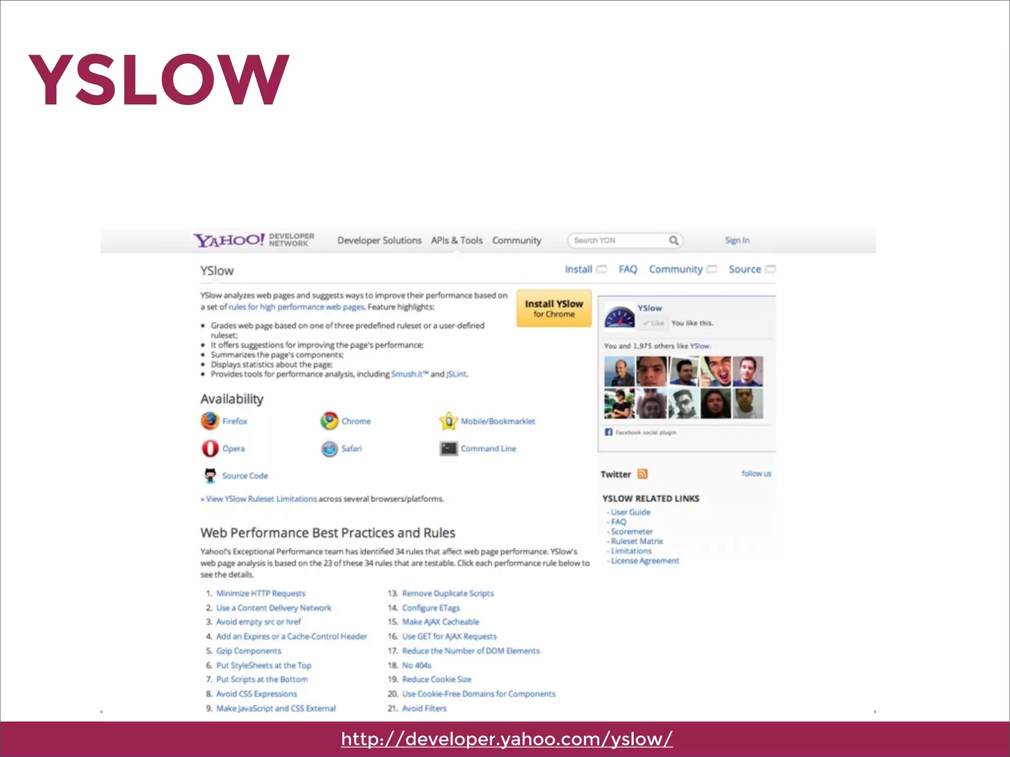 YSLOW
http://developer.yahoo.com/yslow/
 