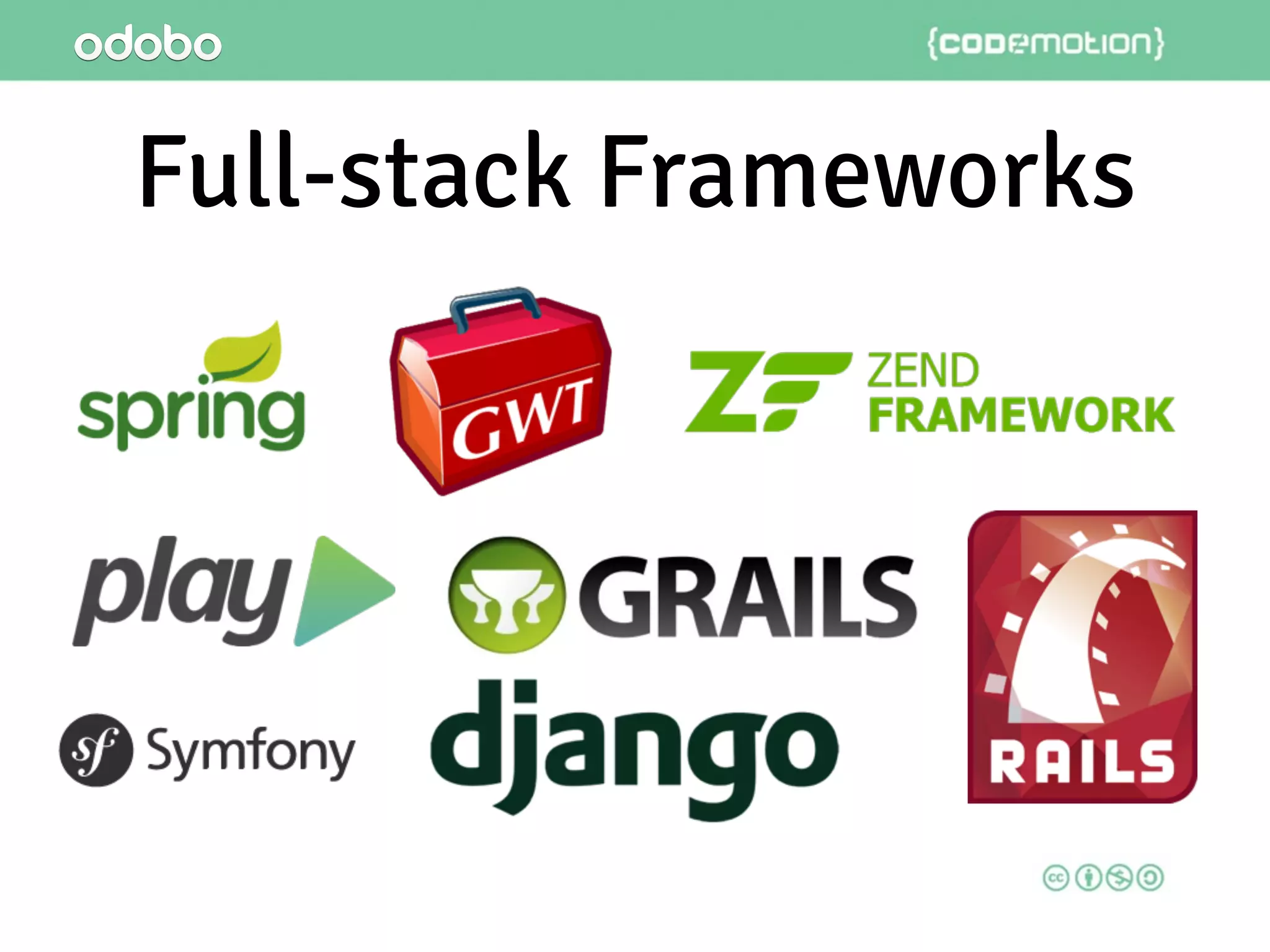 Full-stack Frameworks
 