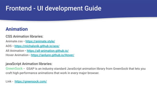 A Complete Guide to Frontend - UI Developer | PPT