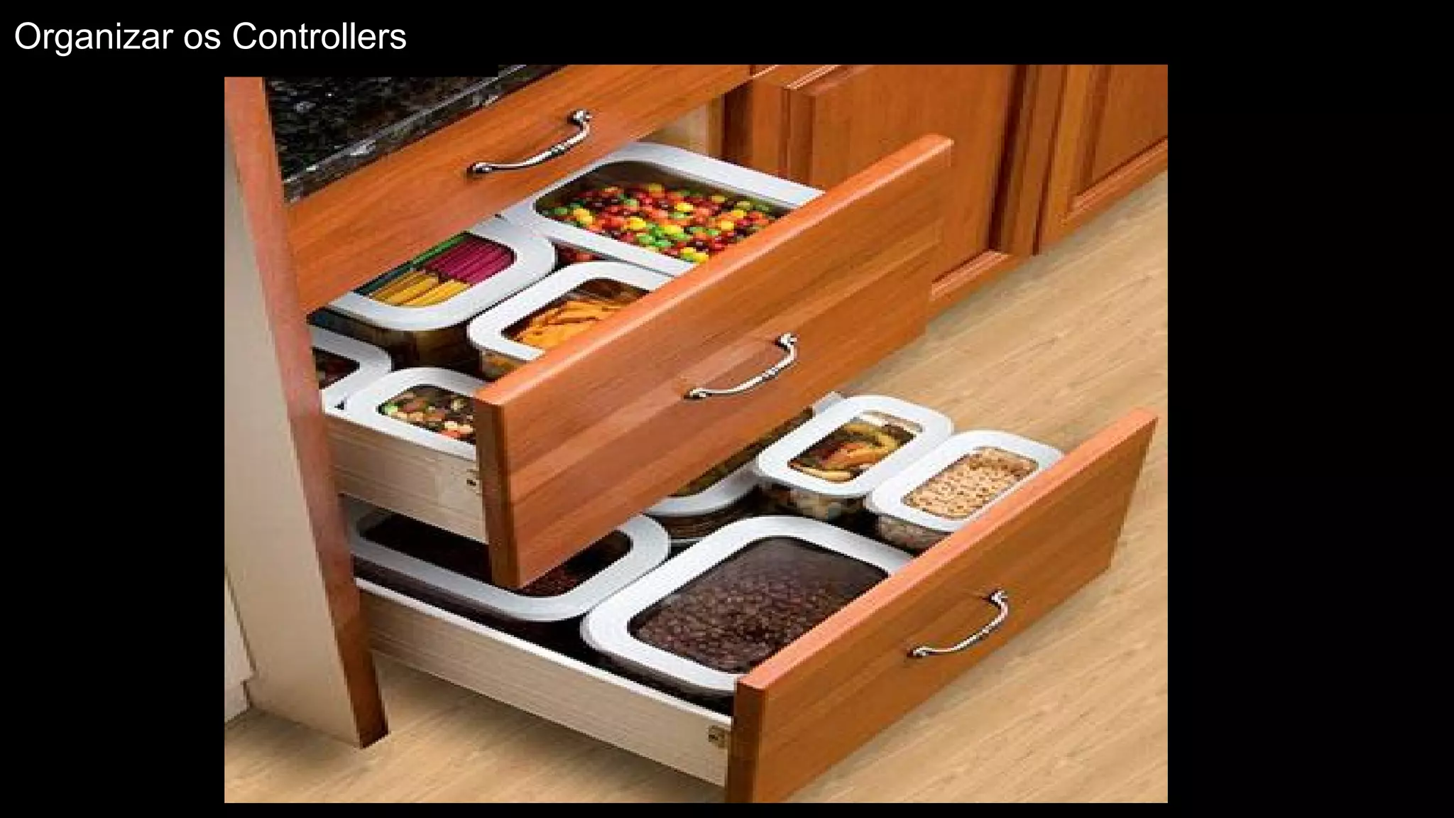 Organizar os Controllers
 