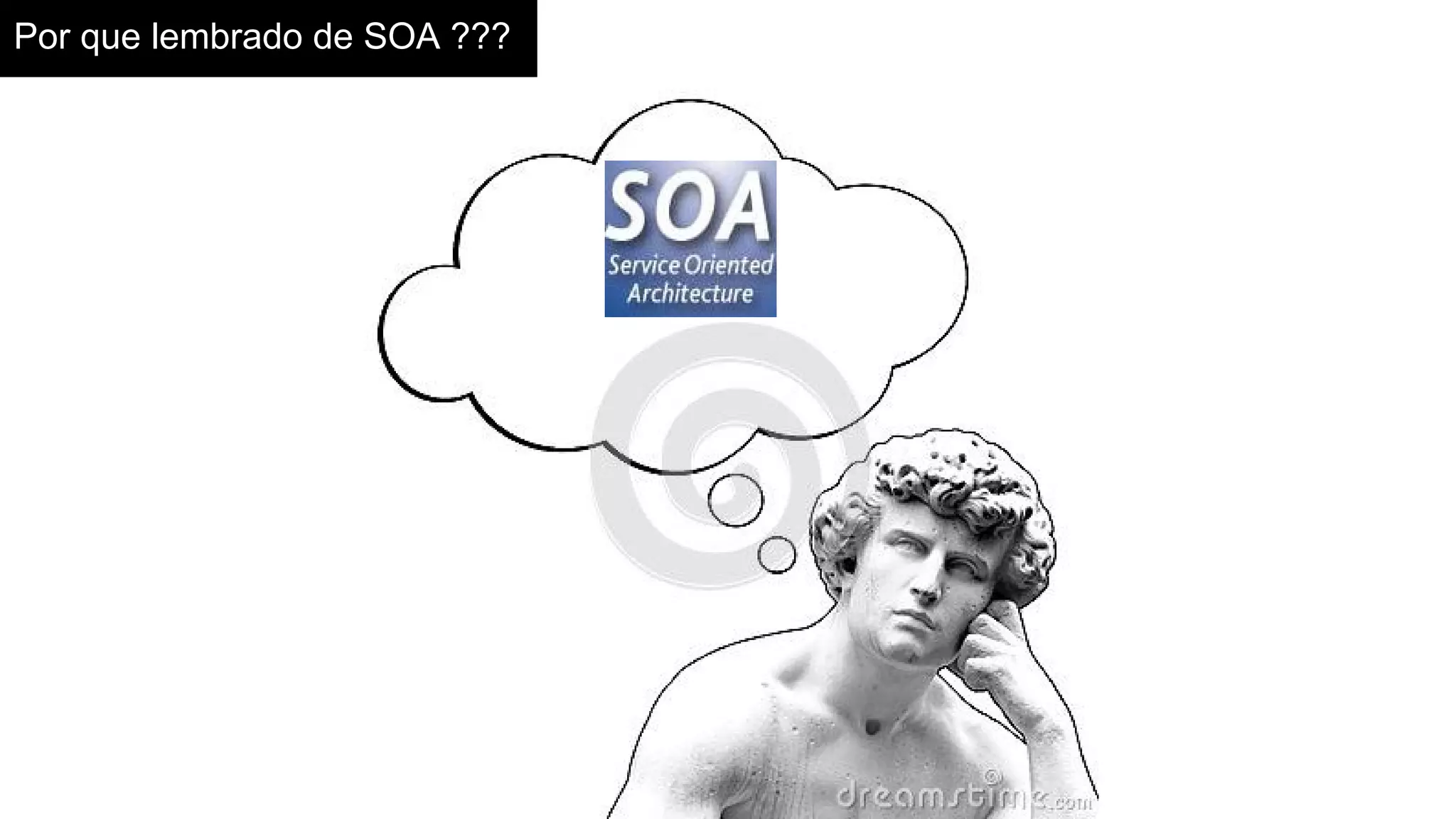 Por que lembrado de SOA ???
 