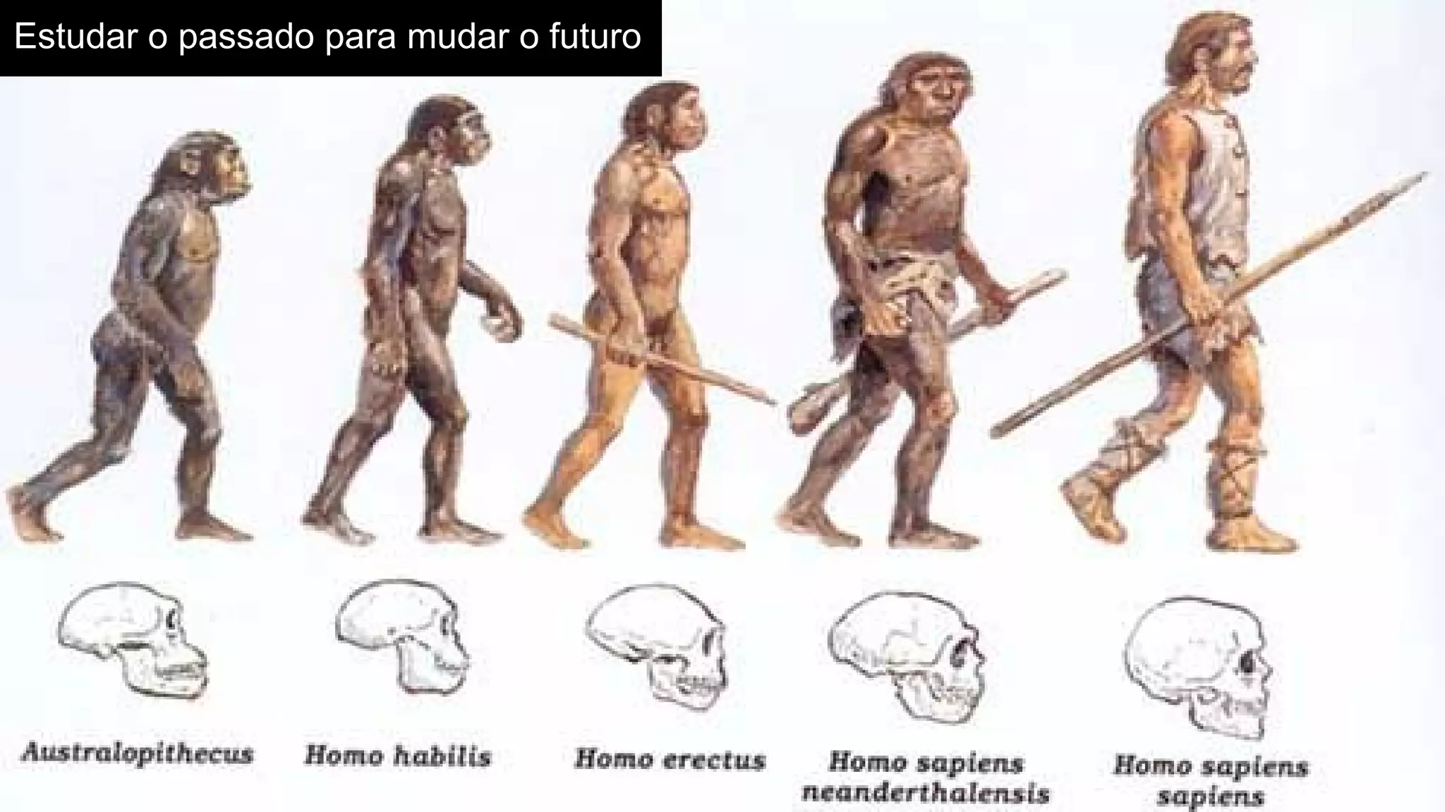 Estudar o passado para mudar o futuro
 